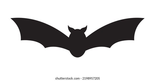 Bat isolated on white background