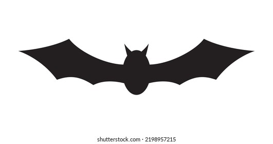 Bat isolated on white background