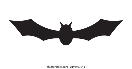 Bat isolated on white background