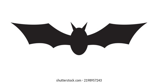 Bat isolated on white background