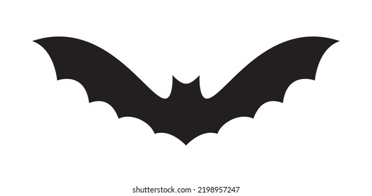 Bat isolated on white background