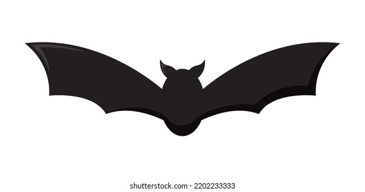 Bat isolated on white background