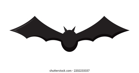 Bat isolated on white background