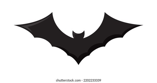 Bat isolated on white background