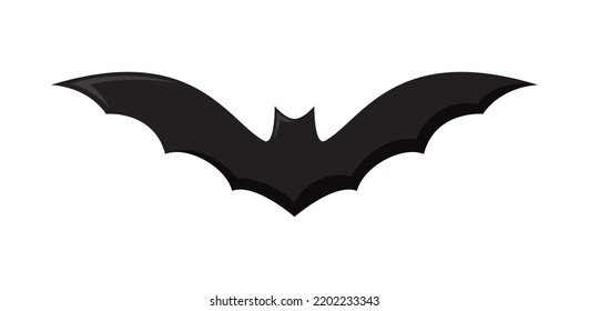 Bat isolated on white background