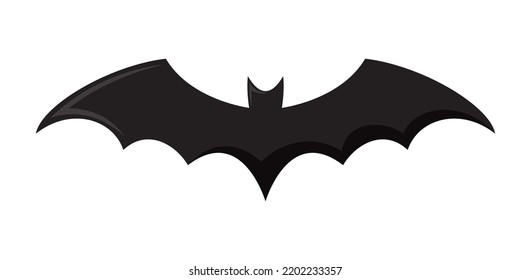 Bat isolated on white background