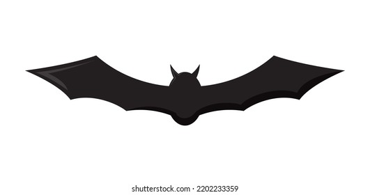 Bat isolated on white background