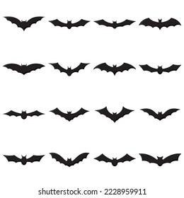 Bat isolated on white background