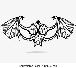 Bat Lace Mask