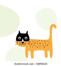 bat leopard greeting