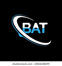 bat letter with bat logo