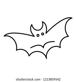 bat Line Icon