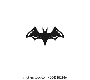 Bat logo animal vector icon 