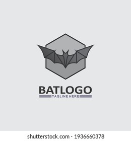 Bat logo animal and vector, wings, black, halloween, vampire, gothic, illustration, design bat icon