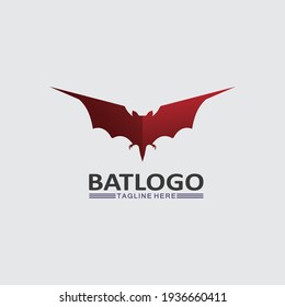 Bat logo animal and vector, wings, black, halloween, vampire, gothic, illustration, design bat icon