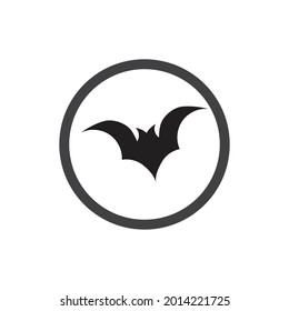 Bat logo animal and vector, wings, black, halloween, vampire, gothic, illustration, design bat icon