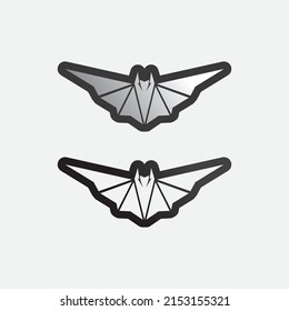 Bat logo animal and vector, wings, black, halloween, vampire, gothic, illustration, design bat icon