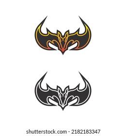 Bat logo animal and vector, wings, black, halloween, vampire, gothic, illustration, design bat icon