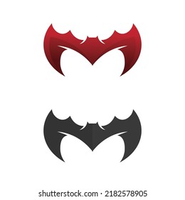 Bat logo animal and vector, wings, black, halloween, vampire, gothic, illustration, design bat icon