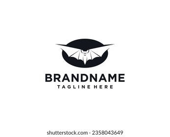 Bat logo animal and vector, wings, black, halloween, vampire, gothic, illustration, design bat icon