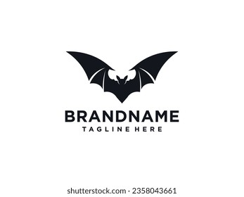 Bat logo animal and vector, wings, black, halloween, vampire, gothic, illustration, design bat icon