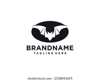 Bat logo animal and vector, wings, black, halloween, vampire, gothic, illustration, design bat icon