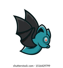bat logo design art vector