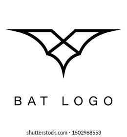 Bat  logo design concept vector illustration