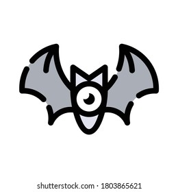 Bat logo design on white background