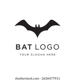 bat logo design with a unique and creative concept.