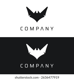 bat logo design with a unique and creative concept.