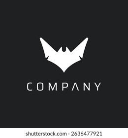 bat logo design with a unique and creative concept.