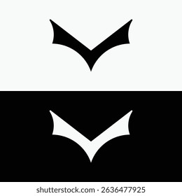 bat logo design with a unique and creative concept.