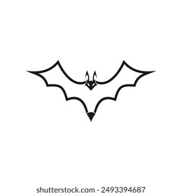 Bat logo design vector with premium illustration and new idea