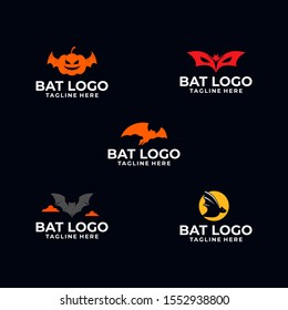 Bat Logo Design Vector Template