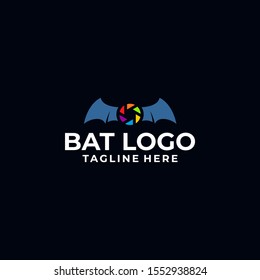 Bat Logo Design Vector Template