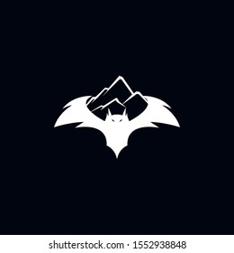 Bat Logo Design Vector Template