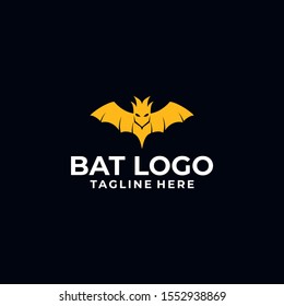 Bat Logo Design Vector Template