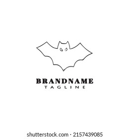 bat logo icon design template modern vector illustration
