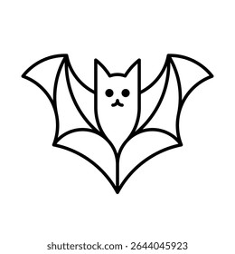 Bat Logo. Icon design. Template elements