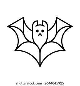Bat Logo. Icon design. Template elements