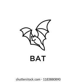 bat logo icon designs vector