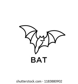 bat logo icon designs vector
