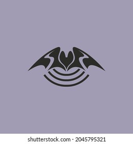 Bat Logo And Signal .vector Illustration For Logo Or Icon