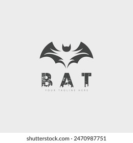 The bat logo with a simple and modern design makes the design elegant and graceful