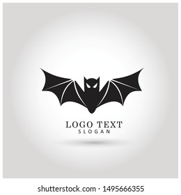 Bat Logo. Symbol & Icon Vector Template.