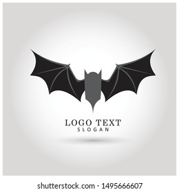 Bat Logo. Symbol & Icon Vector Template.