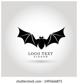 Bat Logo. Symbol & Icon Vector Template.