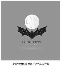 Bat Logo. Symbol & Icon Vector Template.