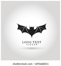 Bat Logo. Symbol & Icon Vector Template.